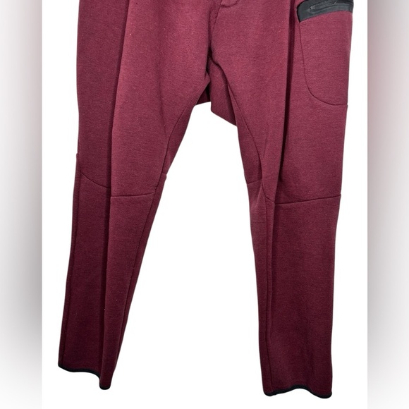Nike Tech Fleece Joggers Mens size XL Burgundy Red - Picture 4 of 12